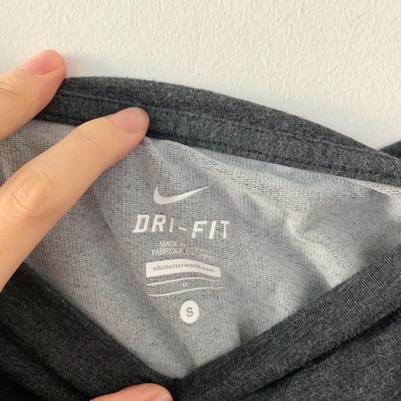 [Nike] heather gray long sleeve running top - Picture 3 of 3